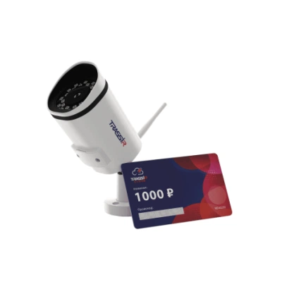 TRASSIR D2121IR3Wv3Cloud Комплект видеонаблюдения TRASSIR D2121IR3Wv3Cloud Комплект видеонаблюдения