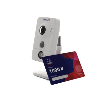 TRASSIR D7151IR1-2.8Cloud1000 Комплект видеонаблюдения TRASSIR D7151IR1-2.8Cloud1000 Комплект видеонаблюдения