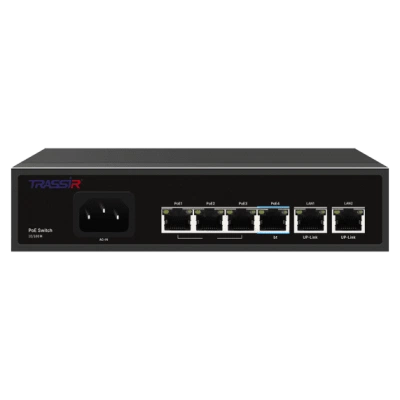 TRASSIR TR-NS1206-65-4PoE Сетевое оборудование TRASSIR TR-NS1206-65-4PoE Сетевое оборудование