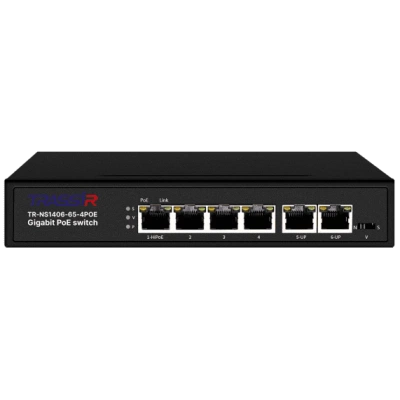 TRASSIR TR-NS1406-65-4POE Сетевое оборудование TRASSIR TR-NS1406-65-4POE Сетевое оборудование
